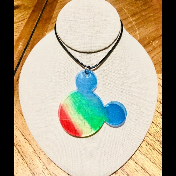 Handmade Autism Awareness colored pendant - Picture 14 of 14